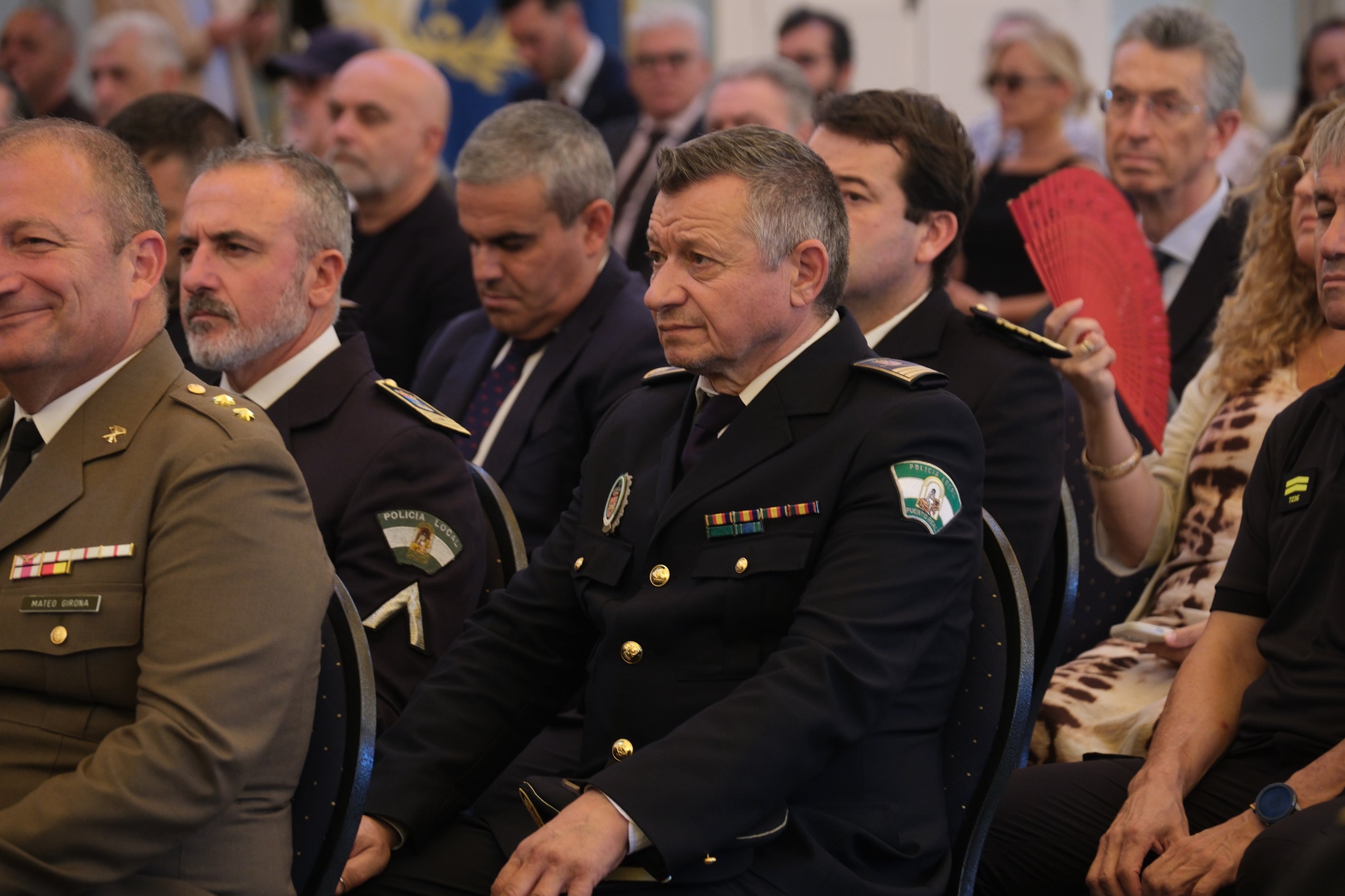 Honores al patrón de la Policía Local de Cádiz