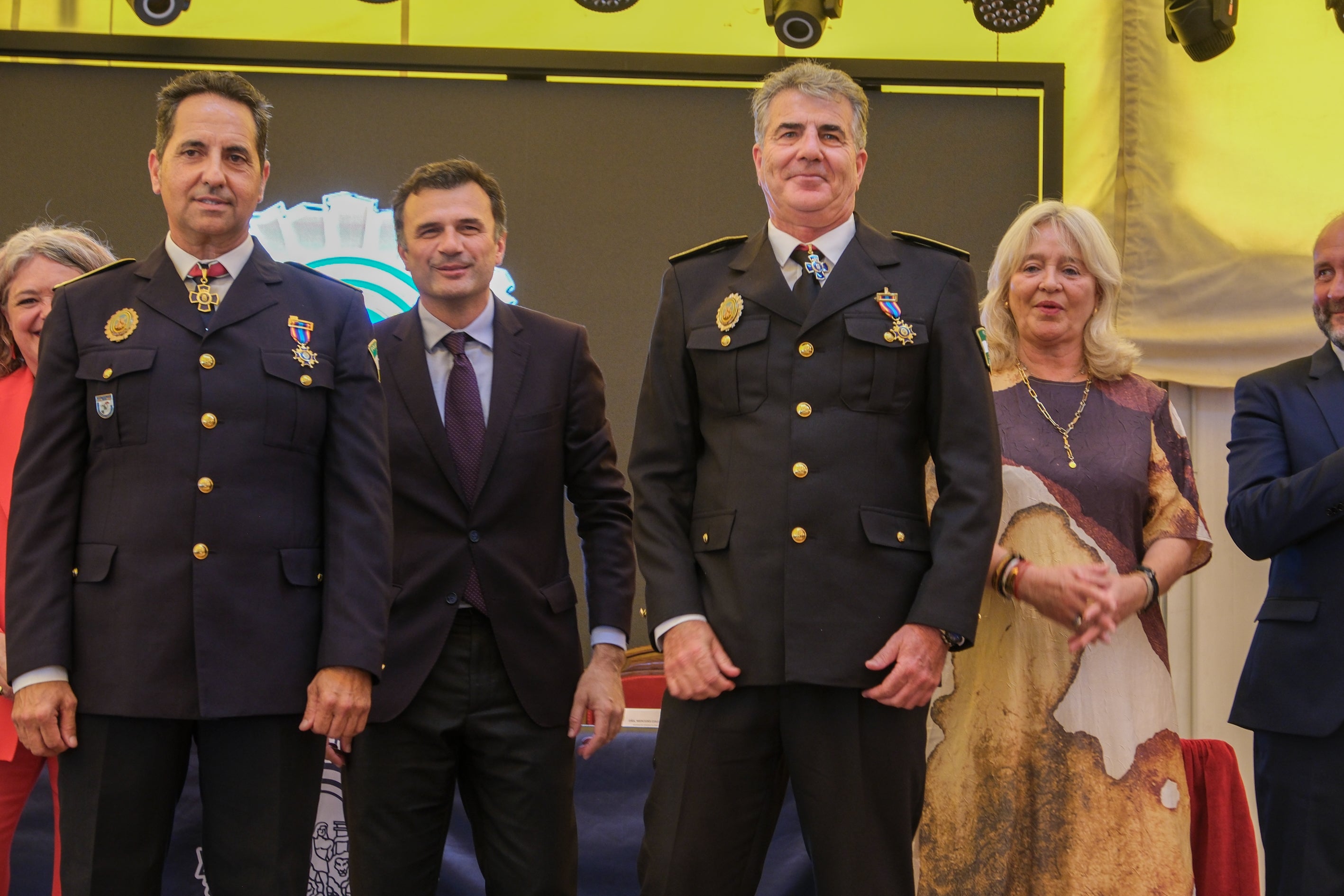 Honores al patrón de la Policía Local de Cádiz