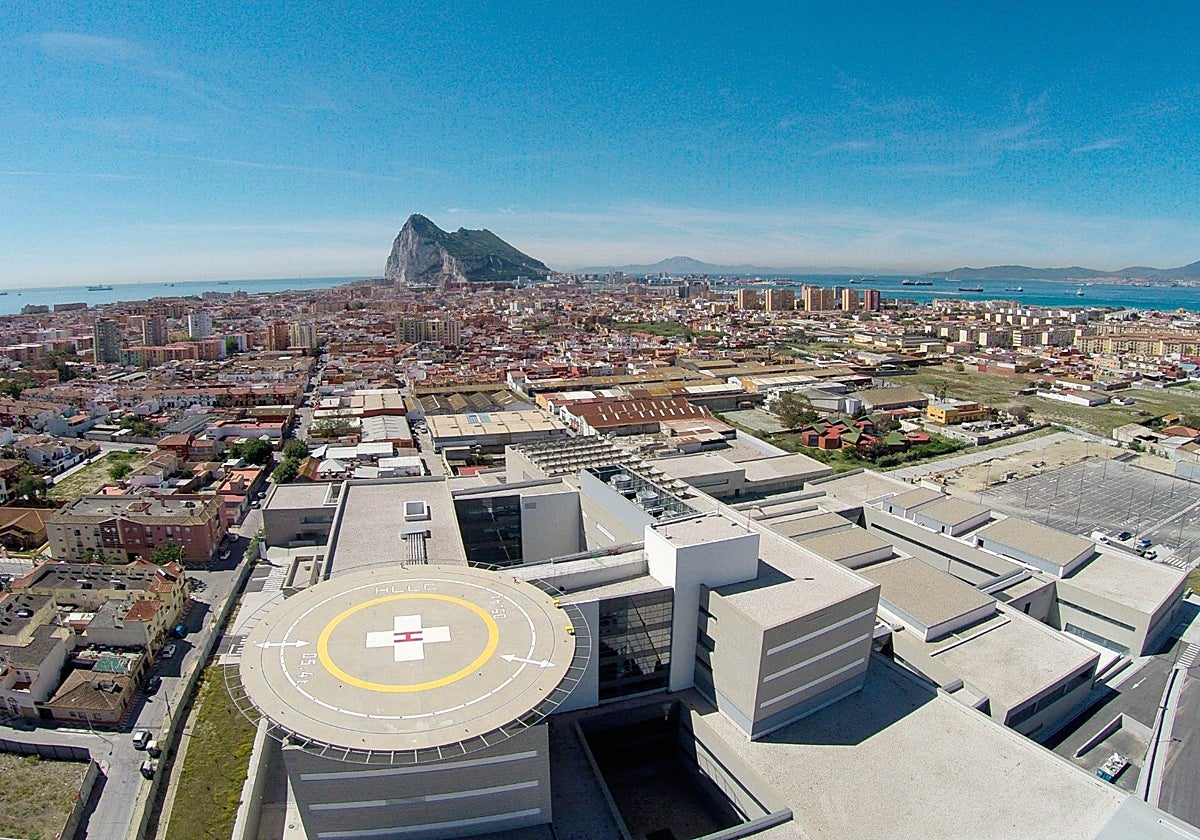 Vista del Hospital Universitario de La Línea de la Concepción.