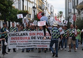 La Policía Local de Chiclana clama por su seguridad y la de los ciudadanos: «Nos sentimos desprotegidos ante el aumento del narcotráfico»