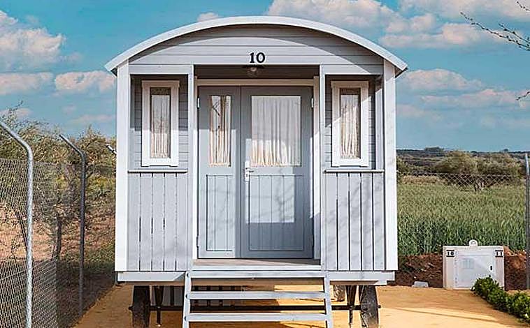 Imagen principal - Imágenes del vagón de madrea