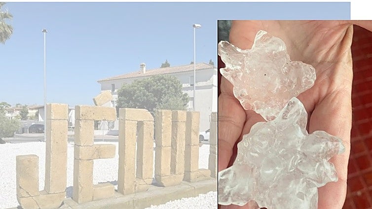 Granizada en Jédula y chubascos aislados en el resto de la provincia de Cádiz