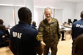 Así ha sido la visita del Rey Felipe VI al Centro de Formación Naval de la Guardia Civil en Cádiz, en directo