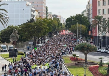 Manifestación en Cádiz para reclamar mejoras en la sanidad pública