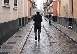 La borrasca Claudia activa el aviso amarillo por lluvia y viento en la provincia de Cádiz