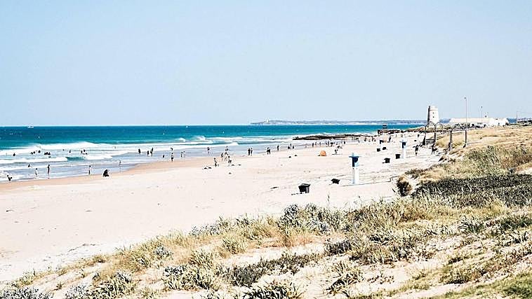 Playa de El Palmar en Cádiz