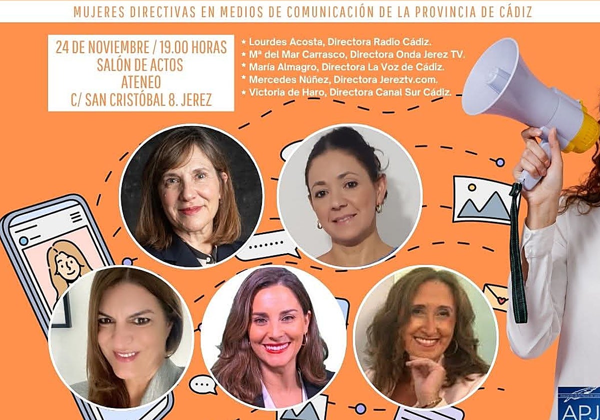 El cartel de la cita.