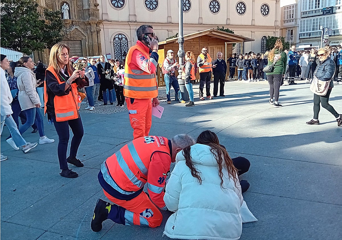 La capital gaditana fue el punto neurálgico del simulacro.