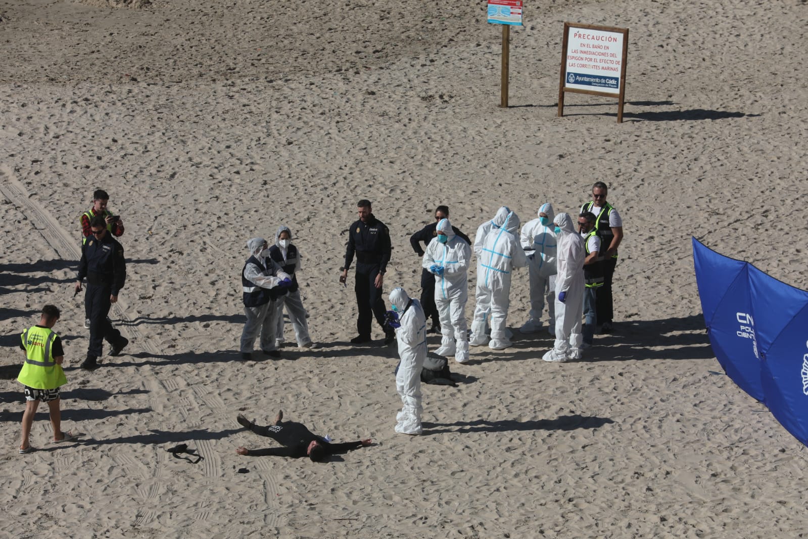 Actuación del equipo forense