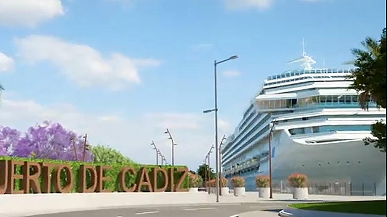 En vídeo: Así quedará la fusión del puerto de Cádiz con el casco urbano: terrazas, parques y áreas de ocio
