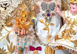 Atrapan en Puerto Serrano al ladrón de robos en varias iglesias: reaparece el traje del Niño Jesús de Utrera