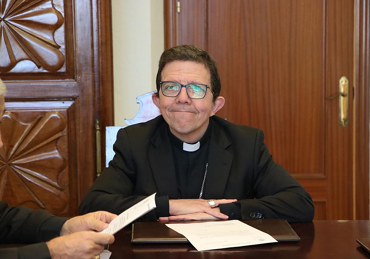 Monseñor Valdivia, en el Obispado