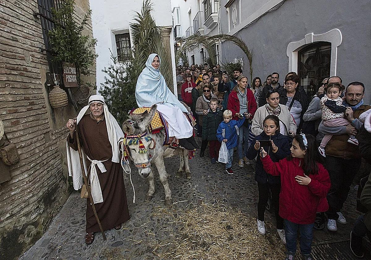 Imagen de archivo de un Belén Viviente en Cádiz