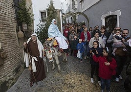 Imagen de archivo de un Belén Viviente en Cádiz