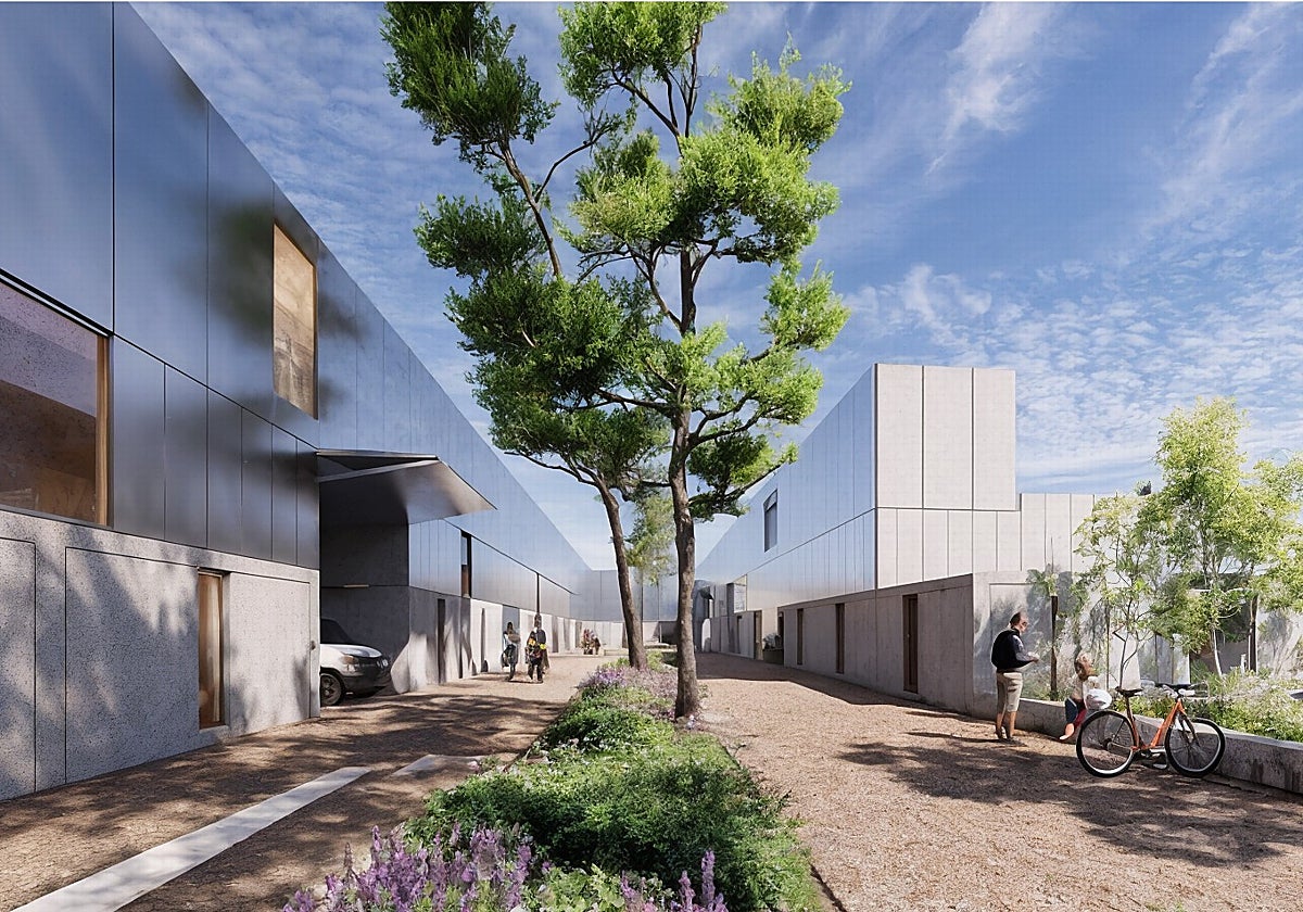 Imagen en realidad virtual de uno de los edificios que promueve Zona Franca en Incubazul