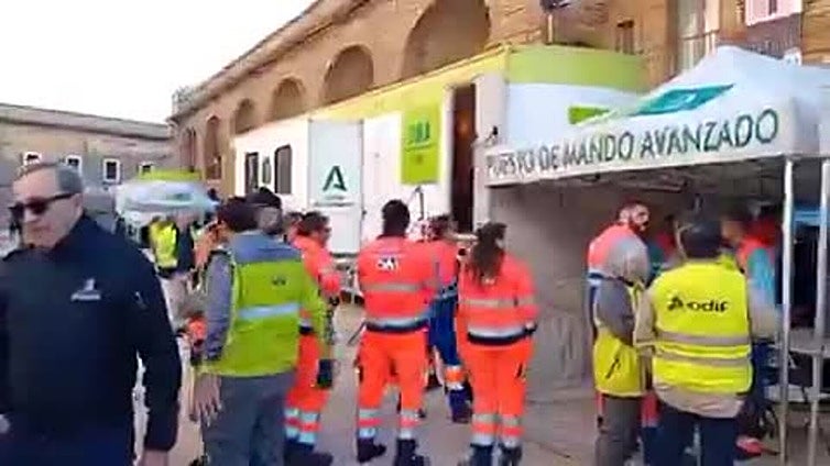 Puesto de Mando Avanzado para el simulacro de tsunami en Cádiz