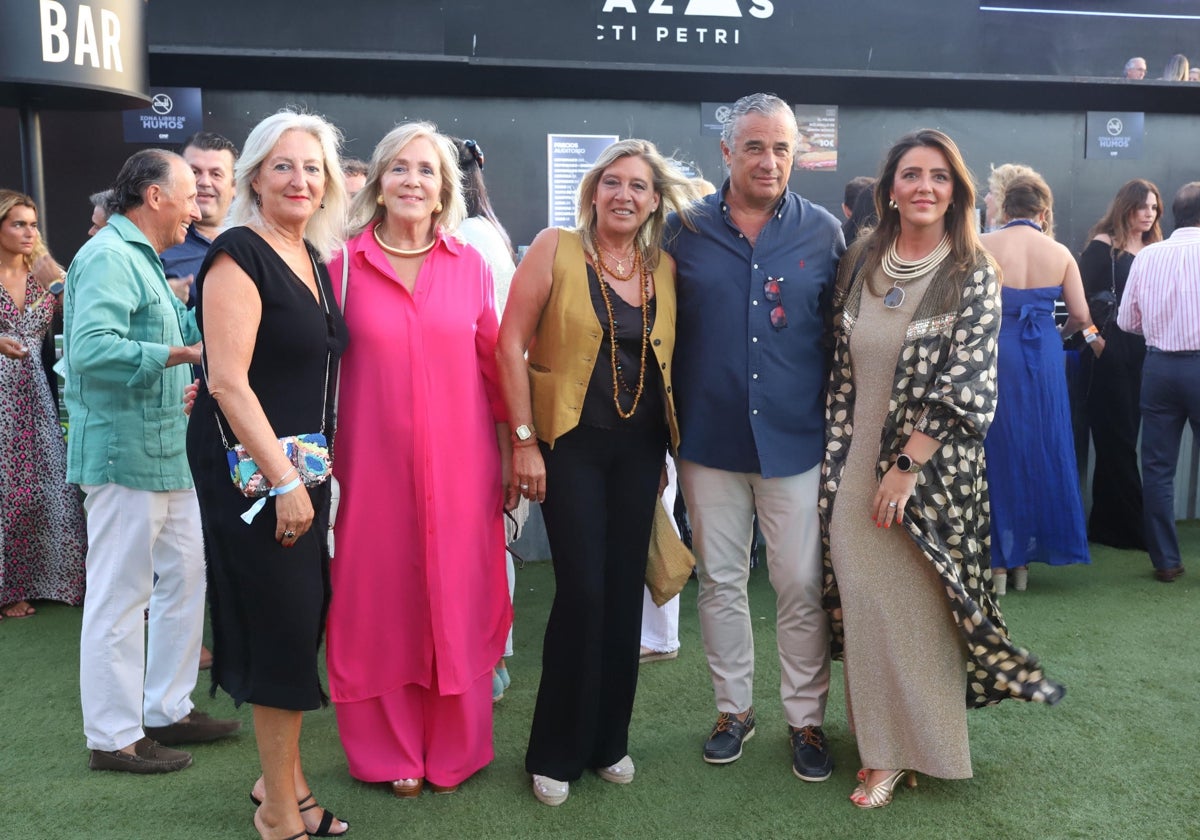 Ana Gutiérrez, Mari Sánchez, Elena Pena, Jose Román y Gema Guerrero