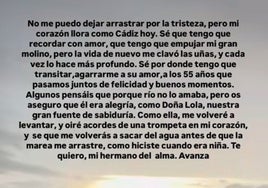 Paz Padilla recuerda a su hermano Luis con este emotivo mensaje: «Me volveré a levantar»