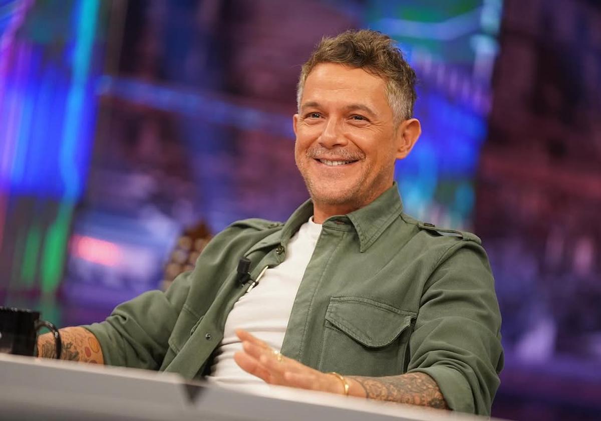 Imagen de Alejandro Sanz durante su entrevista en El Homiguero