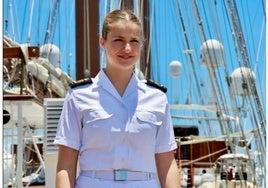 La Princesa Leonor llega  a Brasil, primera escala en América del 'Juan Sebastián de Elcano'