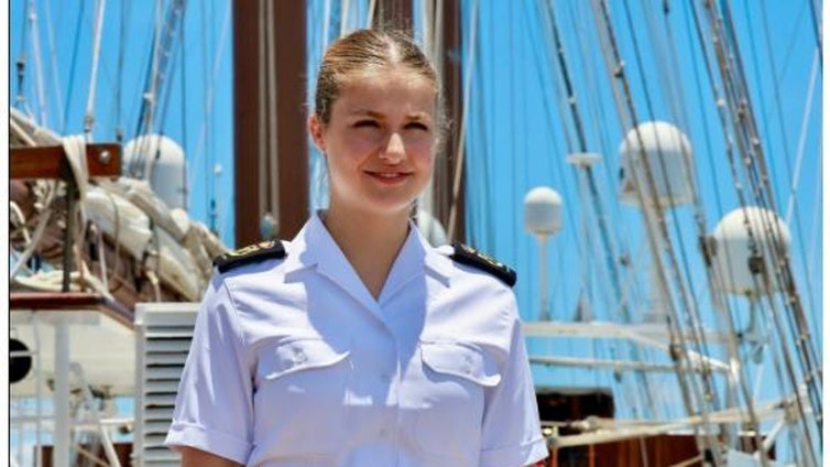 La Princesa Leonor llega  a Brasil, primera escala en América del 'Juan Sebastián de Elcano'