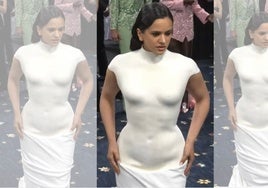 Rosalía arrasa con su look en Nueva York y anuncia: «Se vienen cosas»