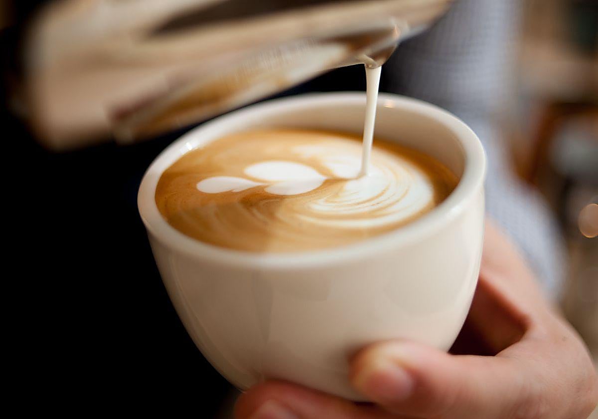 Imagen de archivo de un café