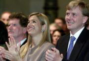 Guillermo de Holanda junto a Máxima Zorreguieta
