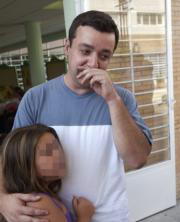 José Bono, ante las instalaciones siniestradas de Repsol en Puertollano.ABC