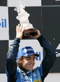 Fernando Alonso, segundo en el Gran Premio de Francia