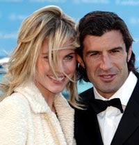 Luis Figo, padre de una niña