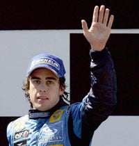 Alonso, segundo en el Gran Premio de España