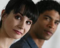 Tamara Rojo, Premio Príncipe de Asturias de las Artes 2005, y Carlos Acosta, en rueda de prensa, hoy, en San Lorenzo de El Escorial. / EFE