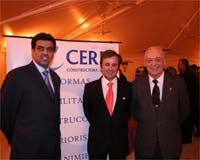 Vijay Ramchand; Manuel Estévez y Jacobo Lozano. P. J.