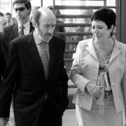 ABC La directora en funciones de Instituciones Penitenciarias junto al titular de Interior en funciones