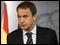 Zapatero, durante su intervención, en el Palacio de la Moncloa. /REUTERS