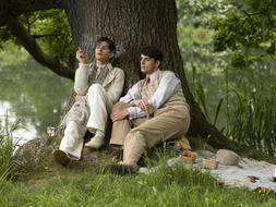 Lecciones inglesas en marcos dorados