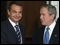 George Bush recibe por primera vez a Zapatero en la Casa Blanca para la cena que ha inaugurado la Cumbre del G20 en Washington./ Efe