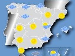 Mapa con las predicciones para este miércoles. /Canal Meteo