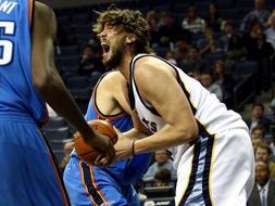 Gesto de rabia de Marc frente a Oklahoma. /Efe