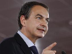 Zapatero, en el Consejo del Partido Socialista Europeo (PES), hoy en Madrid. /Efe