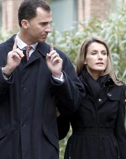 Los Príncipes visitaron el belén del Hospital de San Rafael