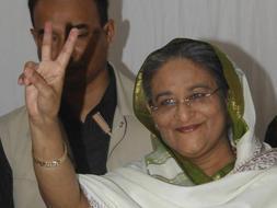 La ex primera ministra de Bangladesh Sheikh Hasina. /AFP