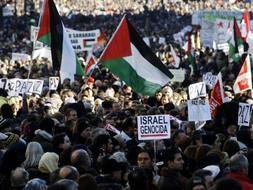 Un auténtico gentío se ha juntado en Madrid. / Reuters