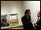 Miguel Zugaza y César Antonio Molina conversan delante de las obras de Bacon en el Prado /REUTERS
