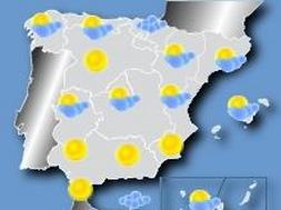 Previsión del tiempo para este jueves. / Canal Meteo