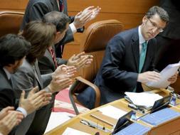 El presidente de la Xunta, Alberto Núñez Feijóo, ha anunciado su nuevo equipo de Gobierno un día después de tomar posesión. / Efe