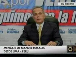 Manuel Rosales acusa a Chávez de la mayor corrupción en Venezuela