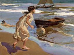Sotheby's expone por primera vez «Niña entrando en el baño», de Sorolla