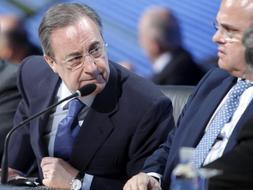 Florentino Pérez no ha parado en los últimos días./EFE